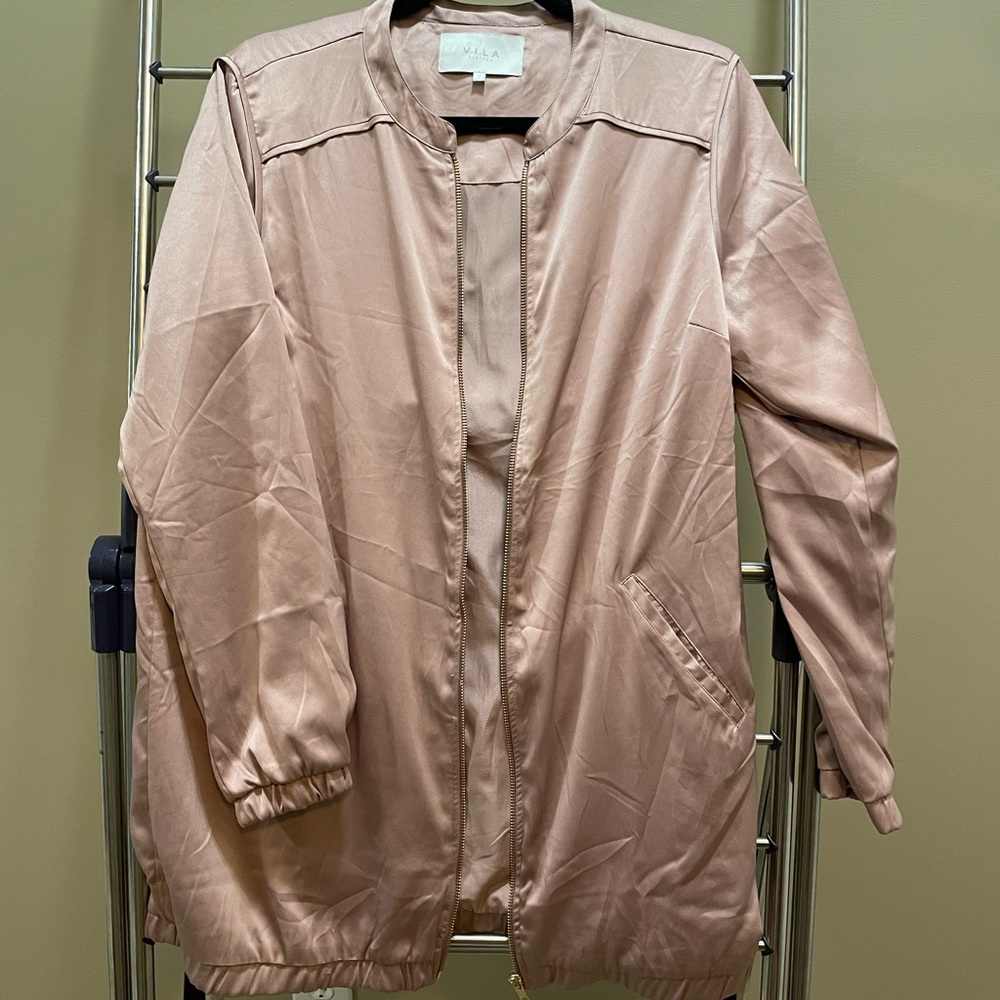 VILA satin bomber jacket